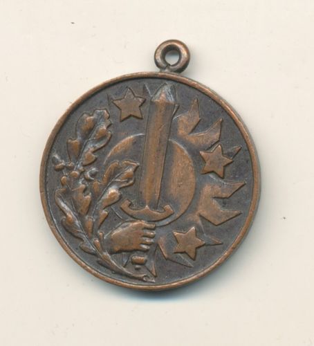 Lettland Latvia Verdienstmedaille der Par Centinbu 1939