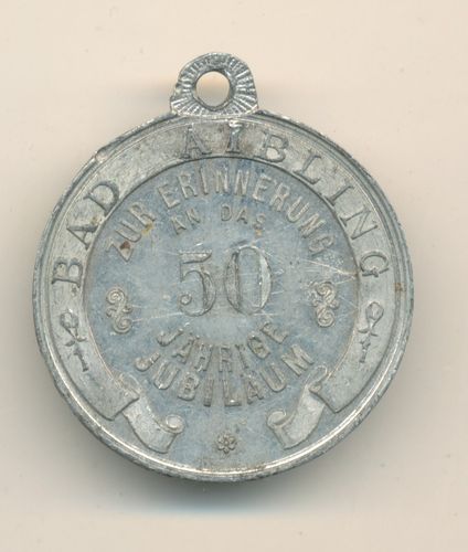 Erinnerungsmedaille Bad Aibling für 50 Jahre 1846-1896