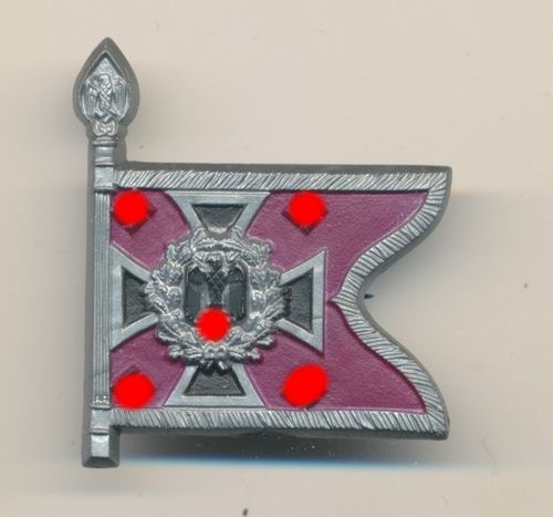 Nebeltruppe Wehrmacht Heer Klein Abzeichen Fahne Stander 3. Reich