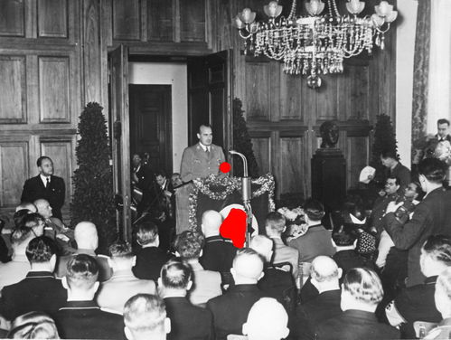Presse Foto 3. Reich Haus des deutschen Rechts München Reichsminister Frank 1939