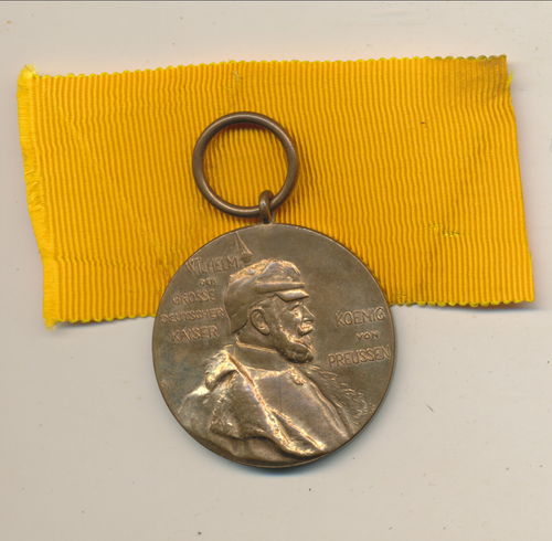 Kaiser Wilhelm Centenar Medaille 1897 mit Band