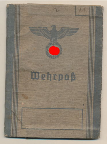 Wehrpass Wehrmacht mit 2 Original Tinten Unterschriften Oberst Graf Clemens von Stauffenberg