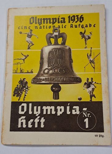 Olympiade 1936 Olympia Heft Nr. 1