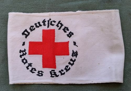 DRK Deutsches Rotes Kreuz Armbinde für Sanitäter und Krankenschwestern WK2