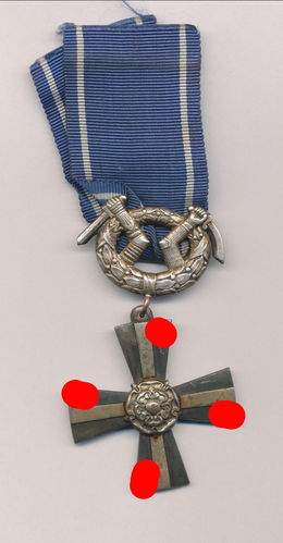 Finnland Freiheitskreuz 4. Klasse mit Schwertern 1941 - auch an deutsche Soldaten verliehen