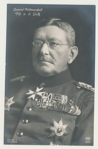 Generalfeldmarschall Frh. v.d. Goltz - Original Postkarte um 1914/18