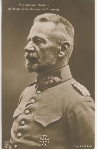 General von Gallwitz - Original Postkarte