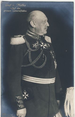 Graf von Moltke Chef des Generalstabes - Original Schwerdtfeger Postkarte