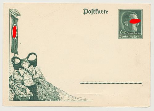 Erntedanktag Original Postkarte AH 3. Reich