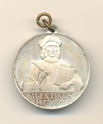 Medaille Hartschiere - Siftungsfest des Hartschier Korps Abensberg 1927