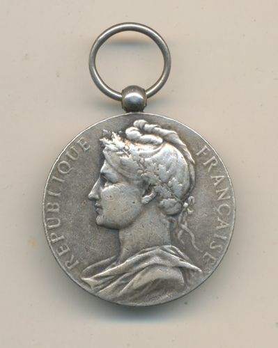 Frankreich Médaille Travail Commerce Industrie  - F. Leduc 1911