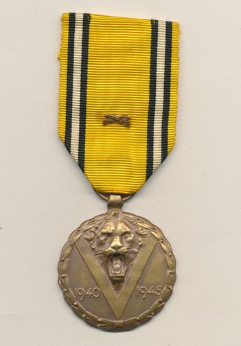Belgien Kriegserinnerungs Medaille 1940 - 1945