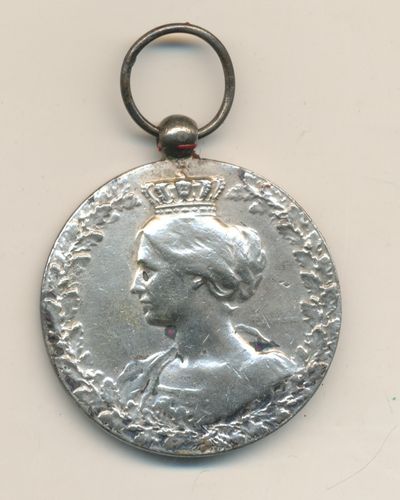 Belgien Medaille 1914 - 1918 in Silber
