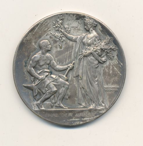Bayern silberne Verdienst Medaille Industriellen Verband Ehre der Arbeit um 1910