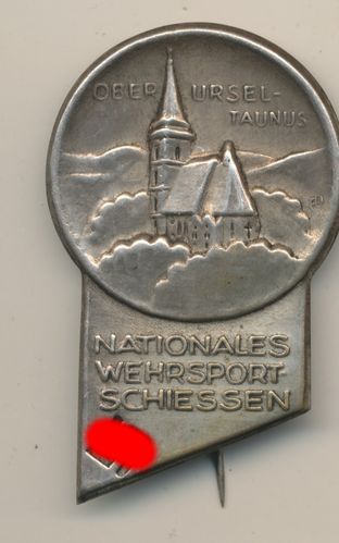 Nationales Wehrsport Schiessen Abzeichen Oberursel Taunus 3. Reich
