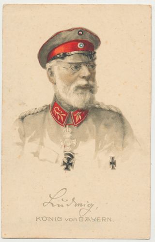 Ludwig König von Bayern - R.Heydt Postkarte WK1