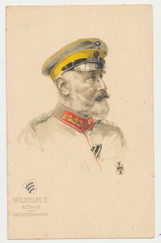 Wilhelm II. König von Württemberg - R.Heydt Postkarte WK1