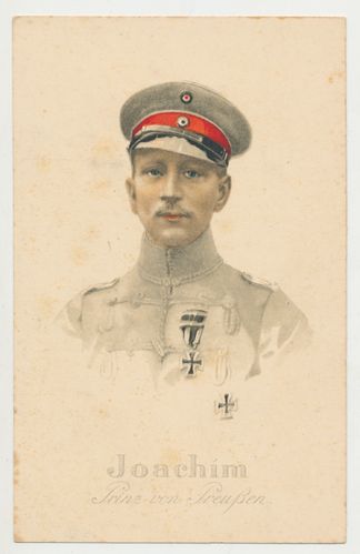 Joachim Prinz von Preussen - R.Heydt Postkarte WK1