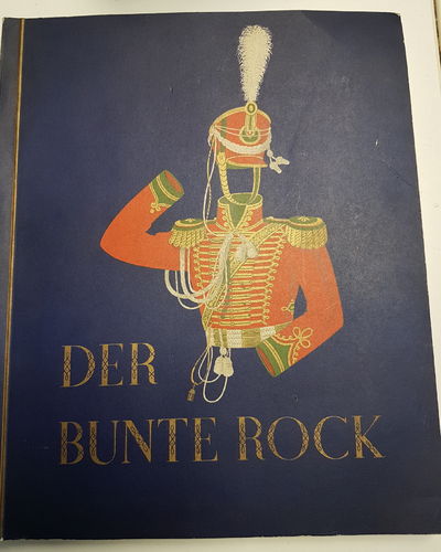Zigarettenbilderalbum um 1930 " Der bunte Rock " Uniformen der deutschen Armee des 19. Jahrhunderts