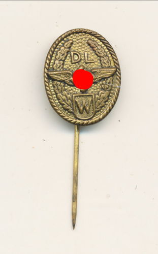 DLV Deutscher Luftfahrt Verband Abzeichen - DL W - 3. Reich