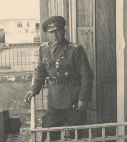 Allierter Soldat Offizier Uniform mit Dolch - Original Foto WK2