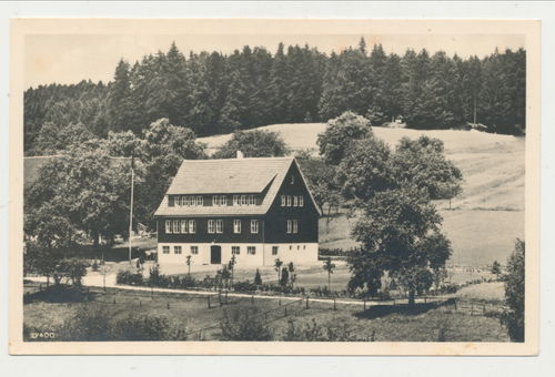Gauschule der NSDAP Waldmannshofen Württemberg - Original Postkarte von 1943