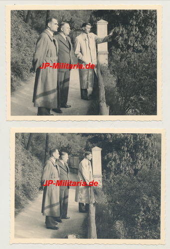 Rudolf Hess Stellvertreter Hitlers - 2x ORIGINAL Privat Foto aus Familienbesitz WK2 #2