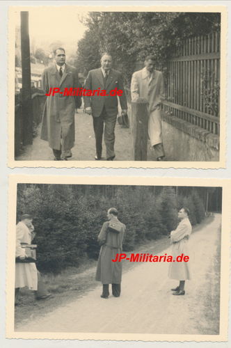 Rudolf Hess Stellvertreter Hitlers - 2x ORIGINAL Privat Foto aus Familienbesitz WK2 #3