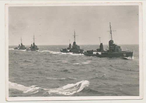 Kriegsmarine Torpedo - Boote Original Postkarte von 1943