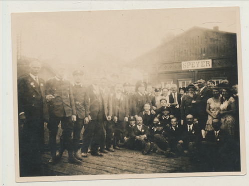 Speyer - Original Foto um 1920 Militär ? Reichspost ?