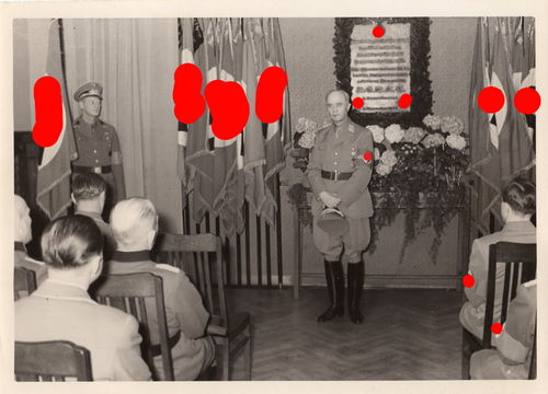 Presse Foto NSDAP Gauamtsleiter Wachholz und Stadtrat Görlitzer 1942