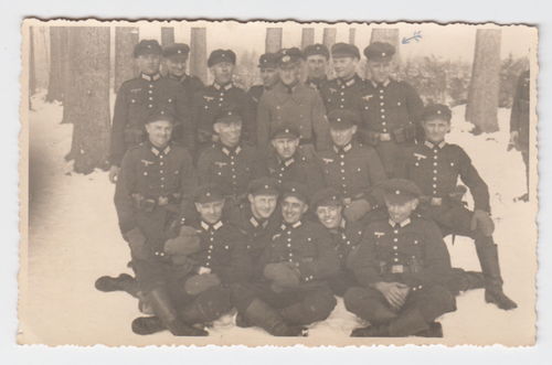 Gruppen Foto Aufnahme Reichswehr Pioniere - Original Foto