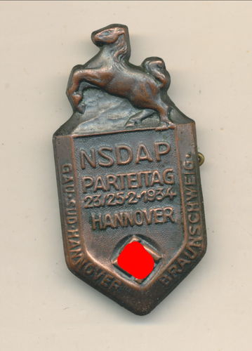 NSDAP Parteitag Abzeichen Hannover 1934