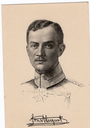 Herzog Ernst August von Braunschweig - Original Postkarte Kaiserreich