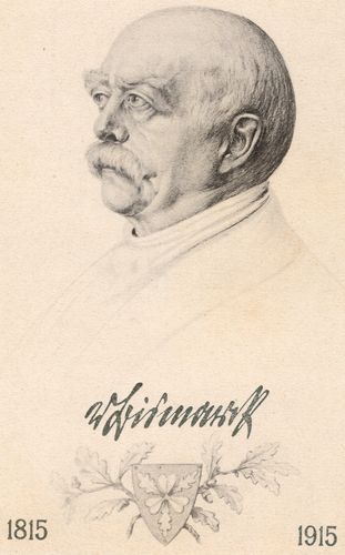 Fürst Otto von Bismarck - Original Postkarte Kaiserreich WK1
