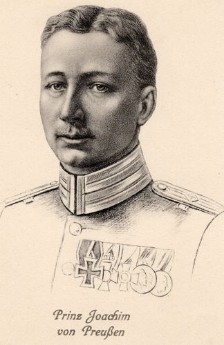 Prinz Joachim von Preussen - Original Postkarte Kaiserreich WK1