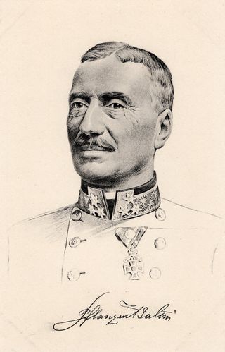 General der Kavallerie von Pflanzer Baltin - Original Postkarte Kaiserreich WK1