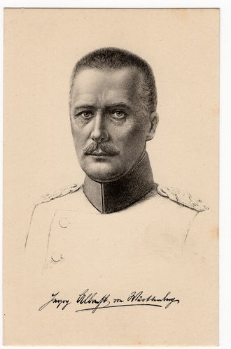 Herzog Albrecht von Württemberg - Original Postkarte Kaiserreich WK1