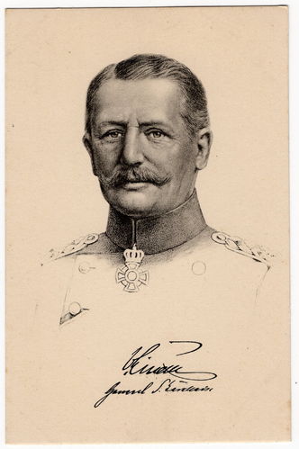 Generaloberst von Einem - Original Postkarte Kaiserreich WK1