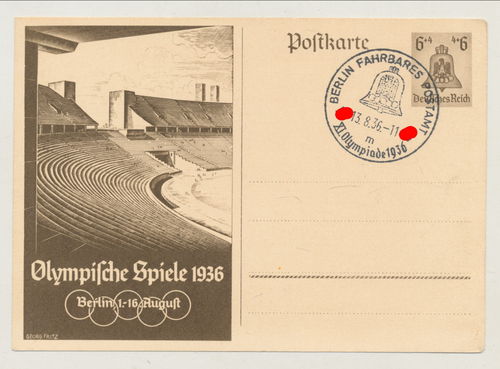 Olympische Spiele 1936 Berlin - Original Postkarte 3. Reich