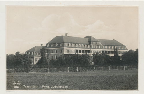 Traunstein Prinz Ludwig Heim - Original Postkarte von 1940