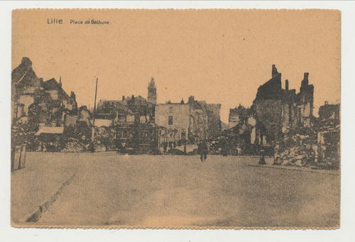 Lille Place de Bethune Feldpost Karte Postkarte von 1918
