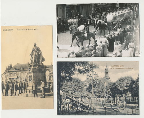 Patriotsche Postkarten 3 deutsche militärische Karten 1900 - 1918