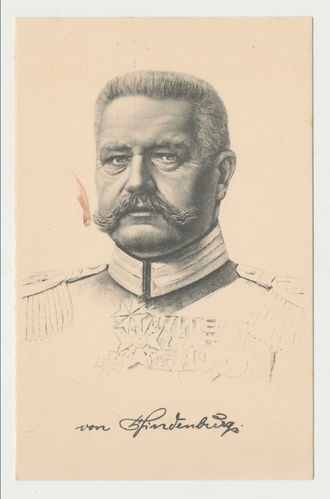 Paul von Hindenburg Generalfeldmarschall - Original Postkarte