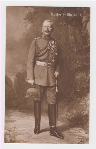 Kaiser Wilhelm II. Portrait Original Postkarte Kaiserreich