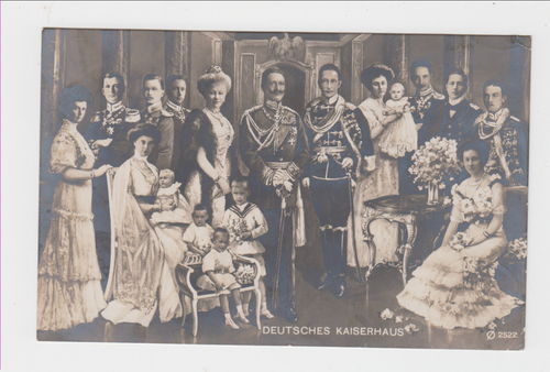 Kaiser Wilhelm II. Deutsches Kaiserhaus - Original Postkarte von 1913