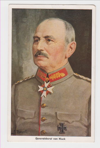 Generaloberst von Kluck - Original Postkarte um 1914/18
