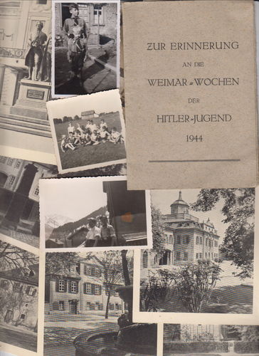 HJ Hitlerjugend Erinnerung an die Weimar Wochen 1944 Foto & Postkarten 3.Reich