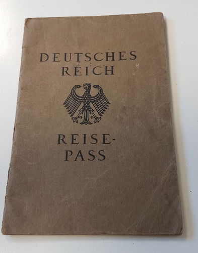 Deutsches Reich Reisepass Wilhelm Hoffmann Bayern um 1923