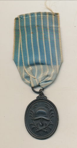 Bayern Feuerwehr Dienstzeit Medaille für 25 Jahre Dienstzeit um 1920/1930